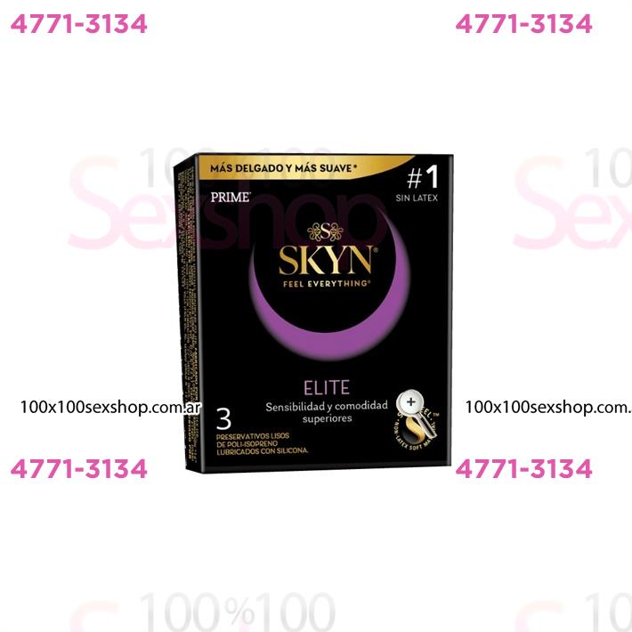 Cód: CA FP SKYN EL - Preservativos Skyn Elite - $ 8500